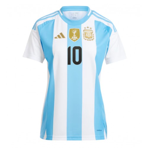 Argentina Lionel Messi #10 Domaci Dres za Ženska Copa America 2024 Kratak Rukavima